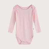 Bamboo & Organic Cotton Baby Bodysuit and Onesie in sakura pink color