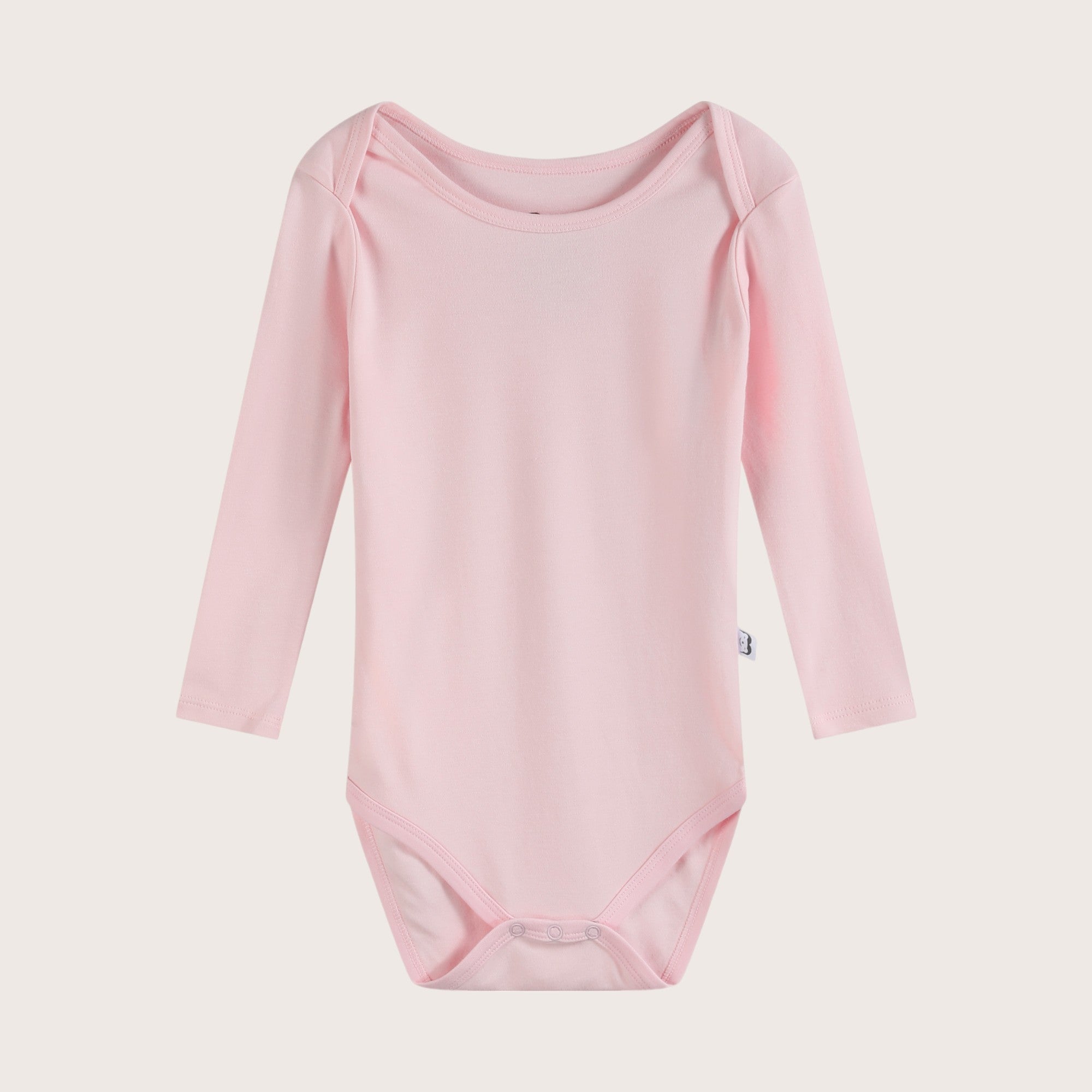 Bamboo & Organic Cotton Baby Bodysuit and Onesie in sakura pink color
