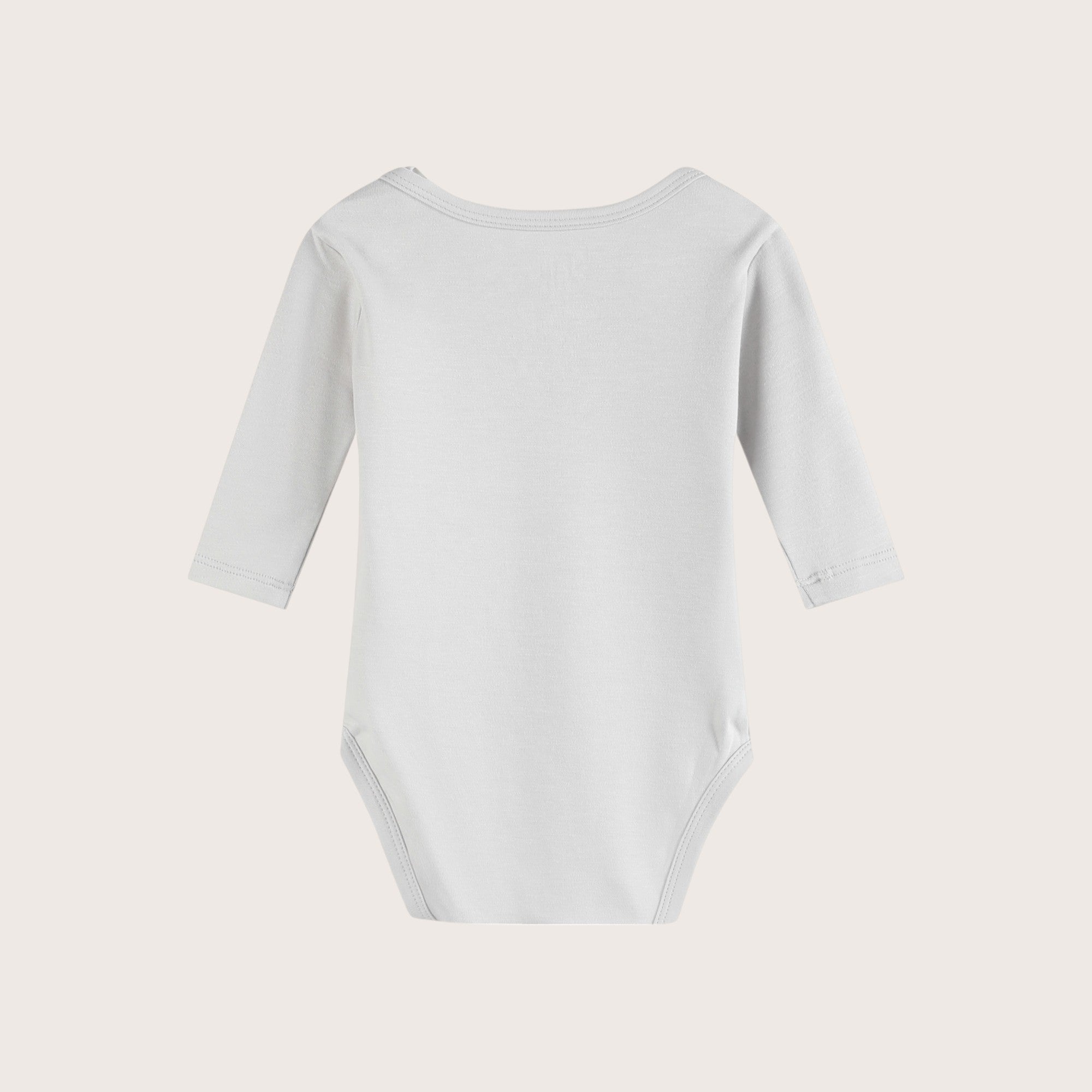 Bamboo & Organic Cotton Baby Bodysuit and Onesie in fog grey color