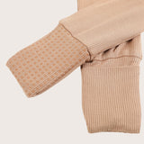 Ribbed Rompers - Sand
