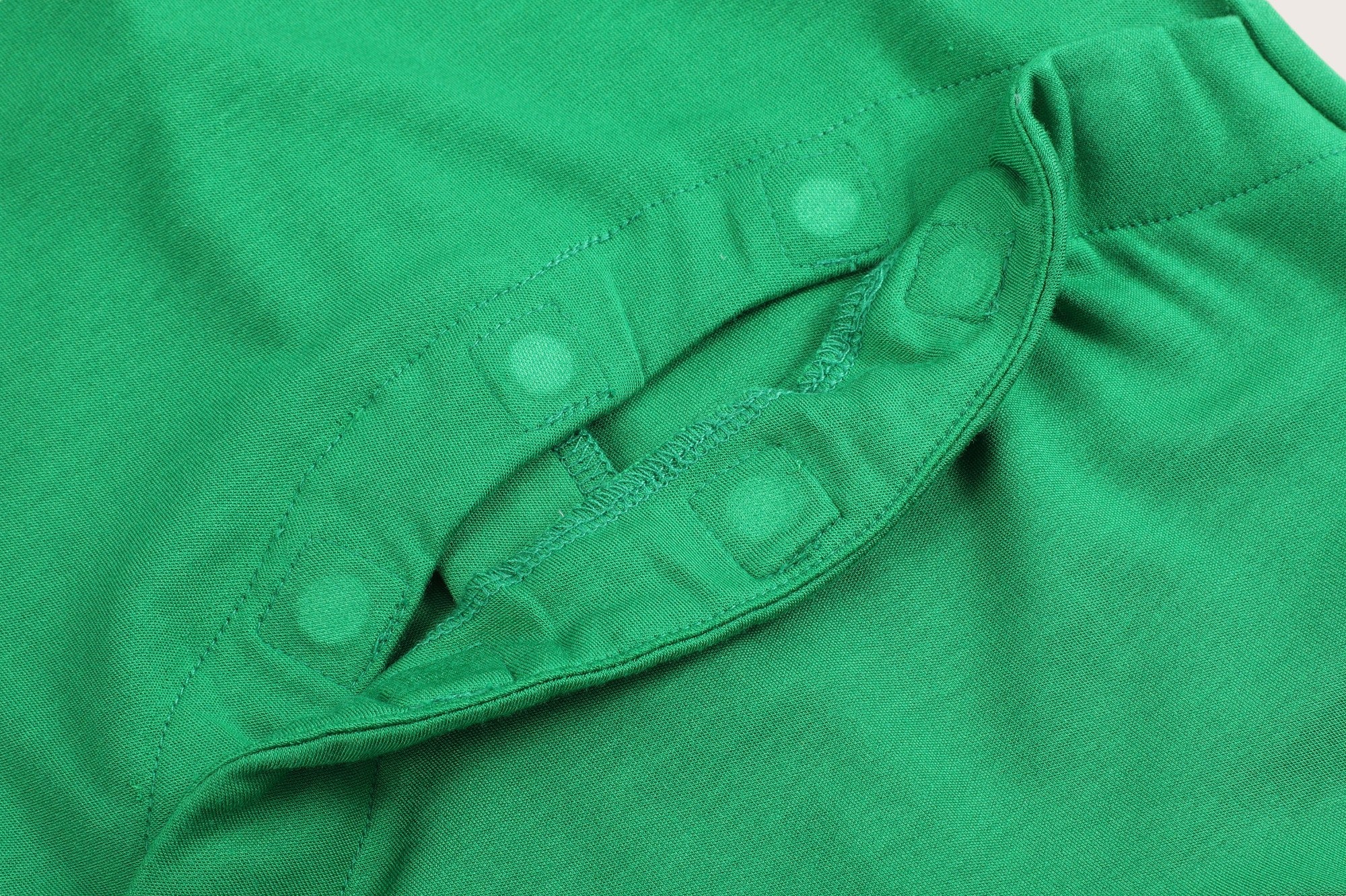 Soft Stretchy Bamboo Cotton Baby Footies with Magnetic Bum Flap for easy diaper checks on the go