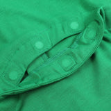 Soft Stretchy Bamboo Cotton Baby Footies with Magnetic Bum Flap for easy diaper checks on the go