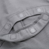 Soft Stretchy Bamboo Cotton Baby Footies with Magnetic Bum Flap for easy diaper checks on the go