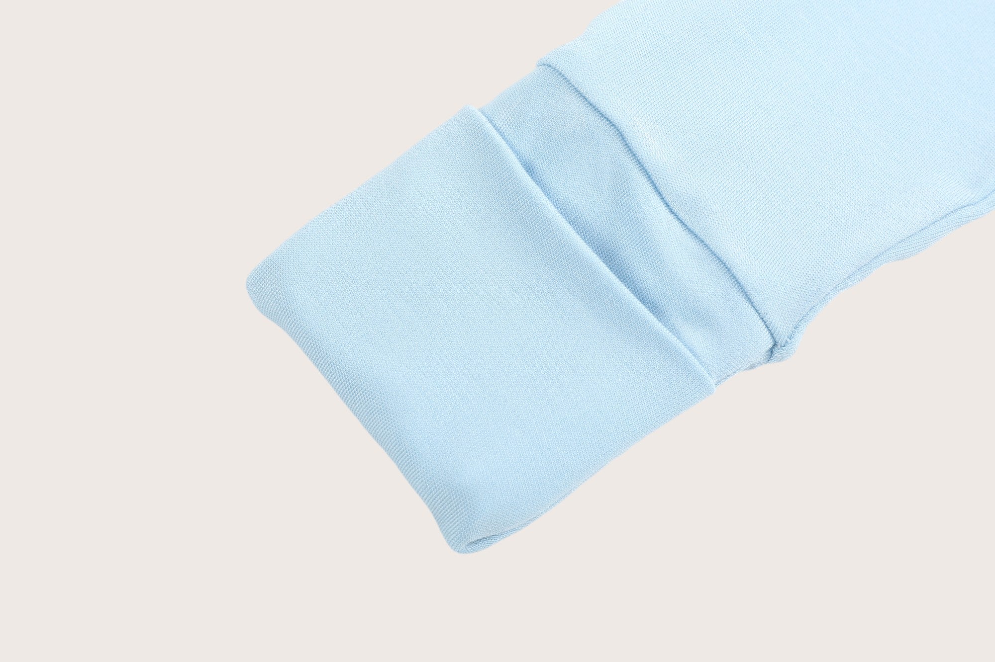 Soft Stretchy Bamboo Cotton Baby Footies with Magnetic Bum Flap and fold over mittens