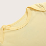 Bamboo & Organic Cotton Baby Bodysuit and Onesie in sunshine yellow color