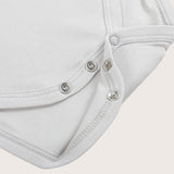 Bamboo & Organic Cotton Baby Bodysuit and Onesie in fog grey color